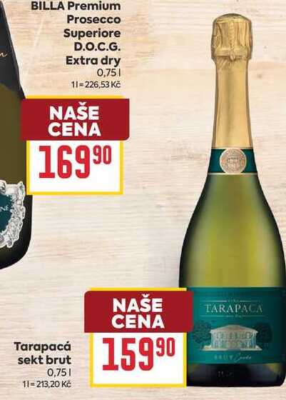 Tarapacá sekt brut 0,75l