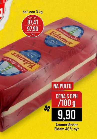 Ammerländer Eidam 40 % sýr 100g