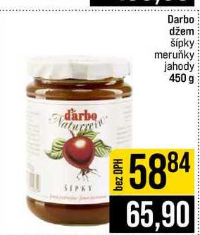 Darbo džem šípky meruňky jahody 450 g 