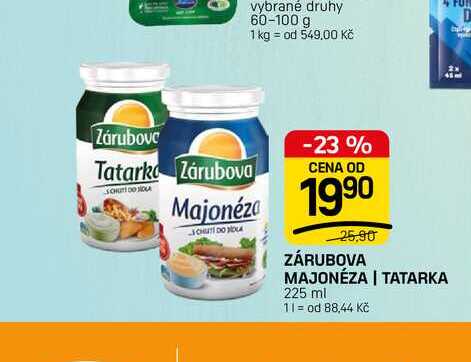 ZÁRUBOVA MAJONÉZA | TATARKA 225 ml