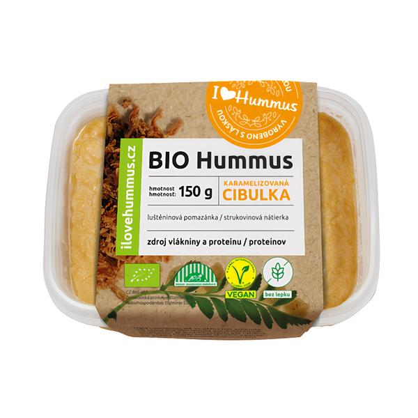 I love hummus BIO s karamelizovanou cibulkou