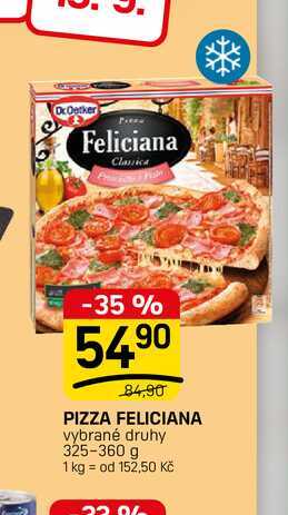 PIZZA FELICIANA vybrané druhy 325-360 g