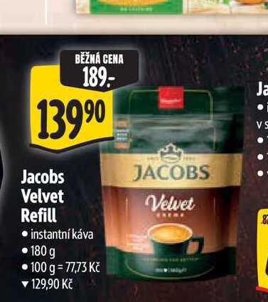 Jacobs Velvet Refill 180 g