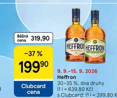 Heffron 30-35 %, dva druhy, 0,5 l  