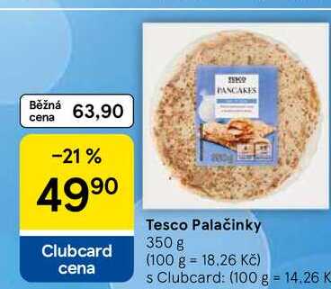 Tesco Palačinky, 350 g  