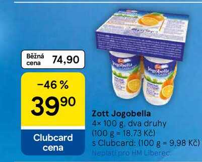 Zott Jogobella, 4x 100 g