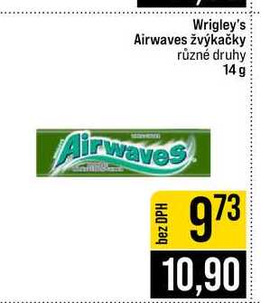 Wrigley's Airwaves žvýkačky různé druhy 14 g
