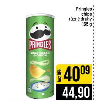 Pringles chips různé druhy 165 g 