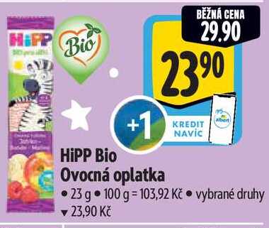 HiPP Bio Ovocná oplatka 23 g