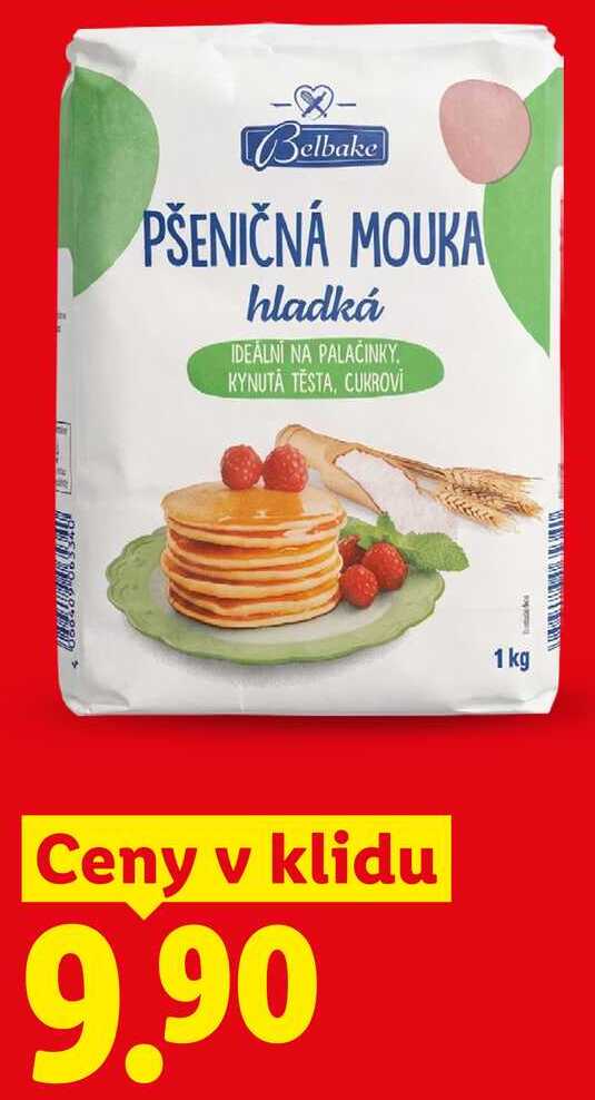 Belbake PŠENIČNÁ MOUKA hladká, 1 kg 
