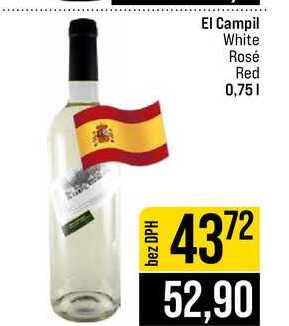 El Campil White Rosé Red 0,75l 