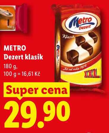 METRO Dezert klasik, 180 g