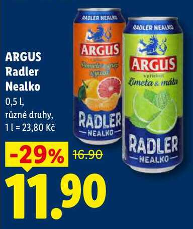 ARGUS Radler Nealko, 0,5 1