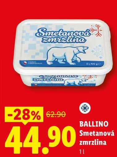 BALLINO Smetanová zmrzlina, 11