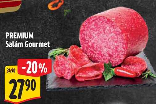 PREMIUM Salám Gourmet, cena za 100 g