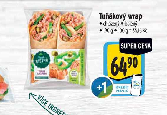   Tuňákový wrap  190 g