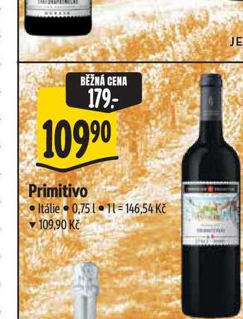 Primitivo 0,75 l