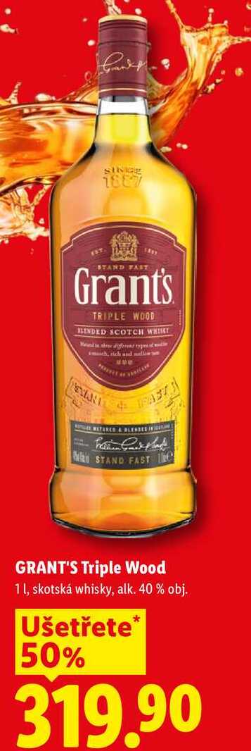 Grant's TRIPLE WOOD 1 l