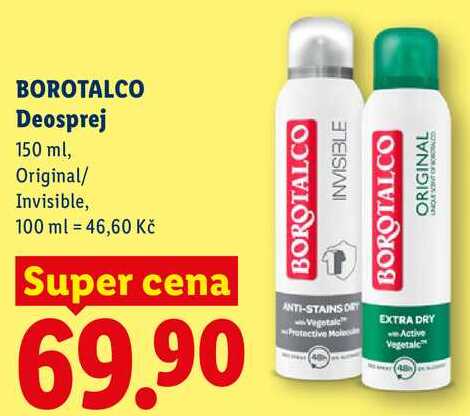 BOROTALCO Deosprej, 150 ml