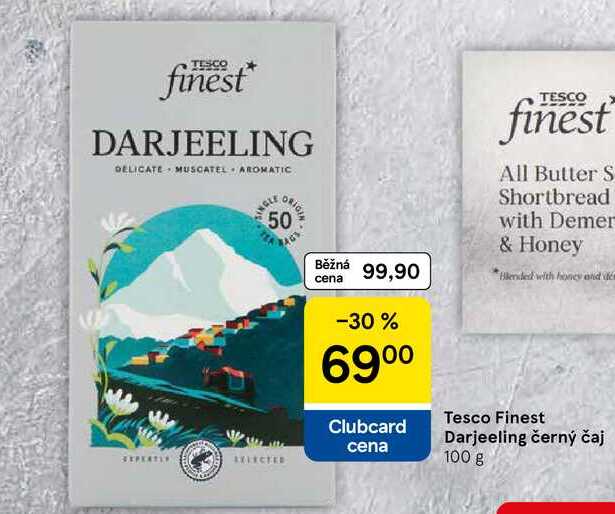 Tesco Finest Darjeeling černý čaj, 100 g 