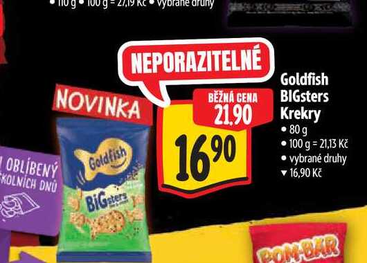 Goldfish BIGsters Krekry 80 g