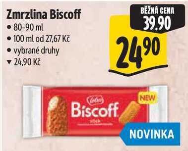 Zmrzlina Biscoff, 80-90 ml 