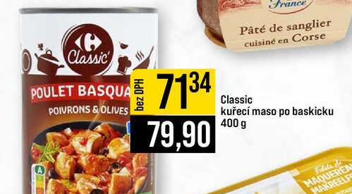 Classic kuřecí maso po baskicku 400g