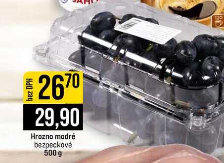 Hrozno modré bezpeckové 500 g