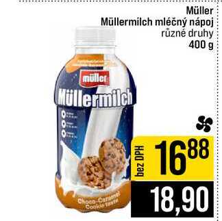 Müller Müllermilch mléčný nápoj různé druhy 400 g