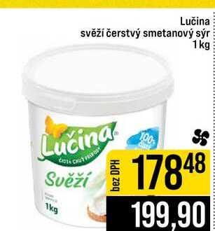 Lučina svěží čerstvý smetanový sýr 1kg 