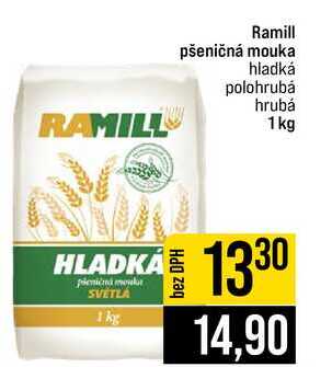 Ramill pšeničná mouka hladká polohrubá hrubá 1 kg