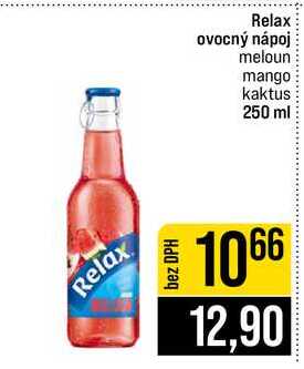 Relax ovocný nápoj meloun mango kaktus 250 ml