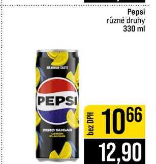 Pepsi různé druhy 330 ml 