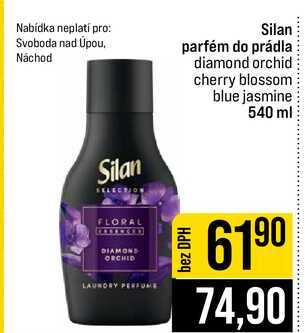 Silan parfém do prádla diamond orchid cherry blossom blue jasmine 540 ml