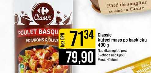Classic kuřecí maso po baskicku 400 g