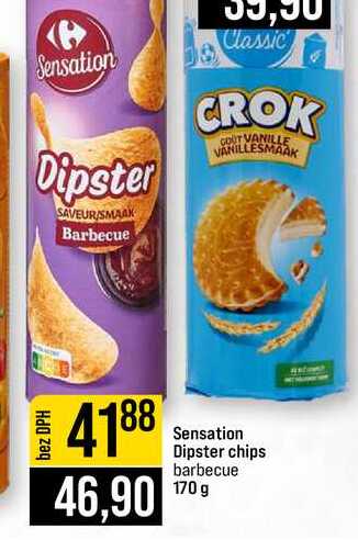 Sensation Dipster chips barbecue 170 g