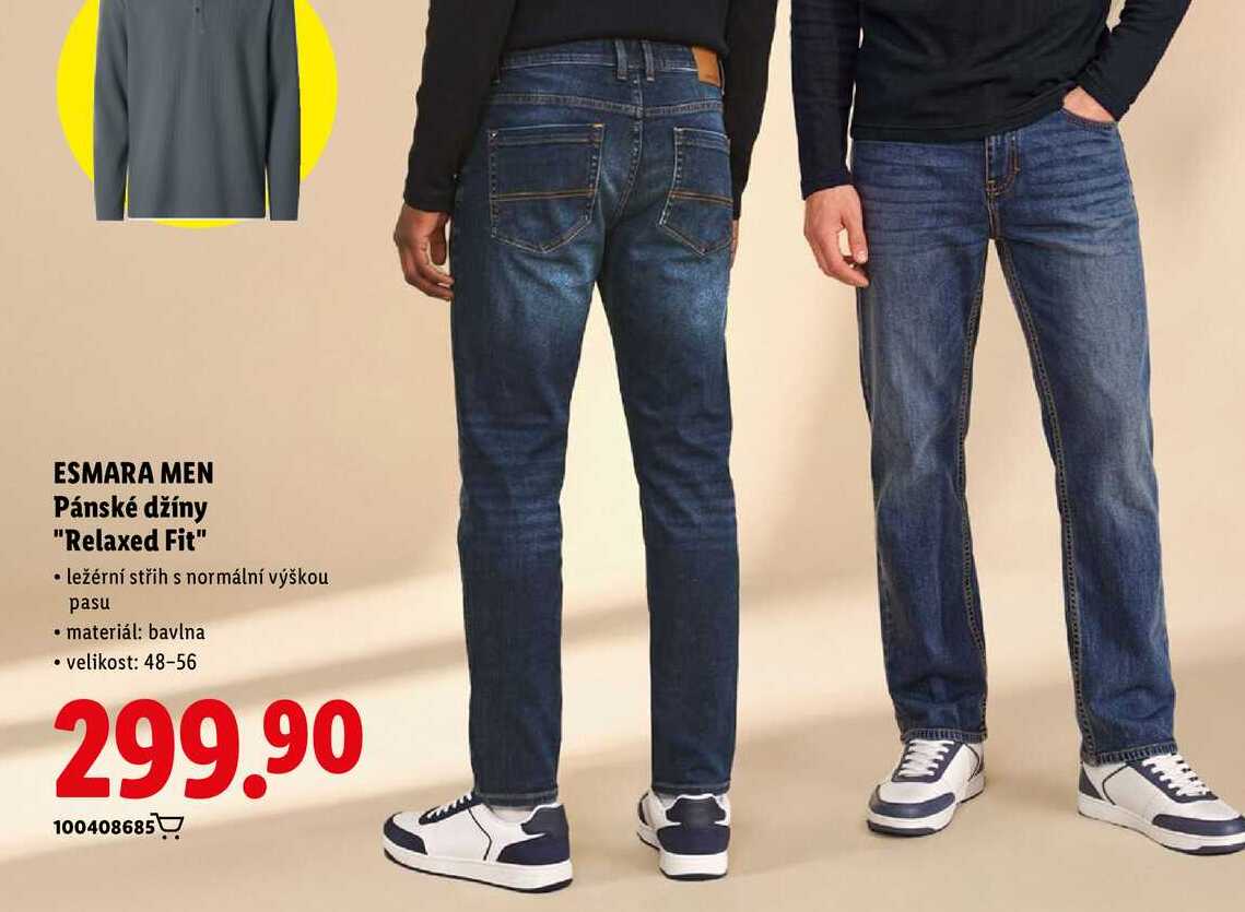 ESMARA MEN Pánské džíny "Relaxed Fit"  