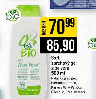 Soft sprchový gel aloe vera 500 ml