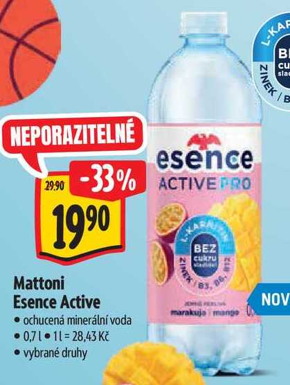 Mattoni Esence Active, 0,7 l