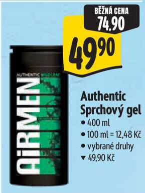 Authentic Sprchový gel, 400 ml