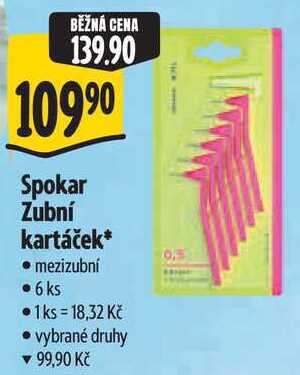 Spokar Zubní kartáček, 6 ks