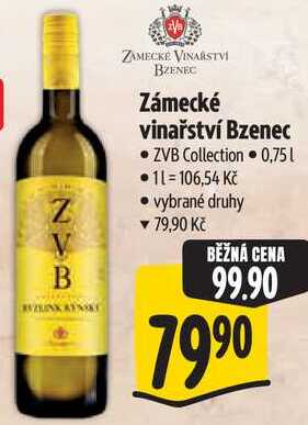 Zámecké vinařství Bzenec ZVB Collection, 0,75 l