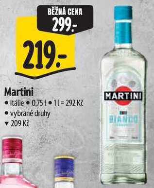 Martini, 0,75 l