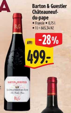 Barton & Guestier Châteauneuf-du-pape, 0,75 l