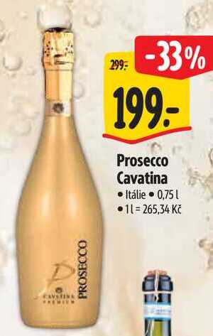 Prosecco Cavatina, 0,75 l