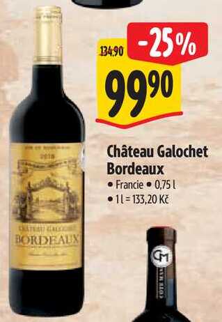 Château Galochet Bordeaux, 0,75 l
