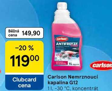 Carlson Nemrznoucí kapalina G12, 1 l, -30 °C, koncentrát