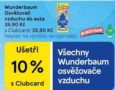 Wunderbaum Osvěžovač vzduchu do auta