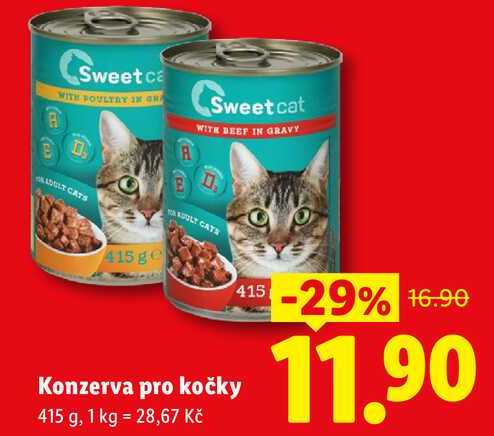 Konzerva pro kočky, 415 g