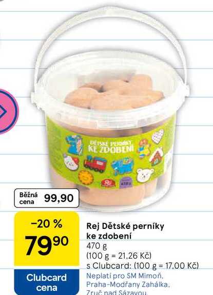 Rej Dětské perníky ke zdobení, 470 g